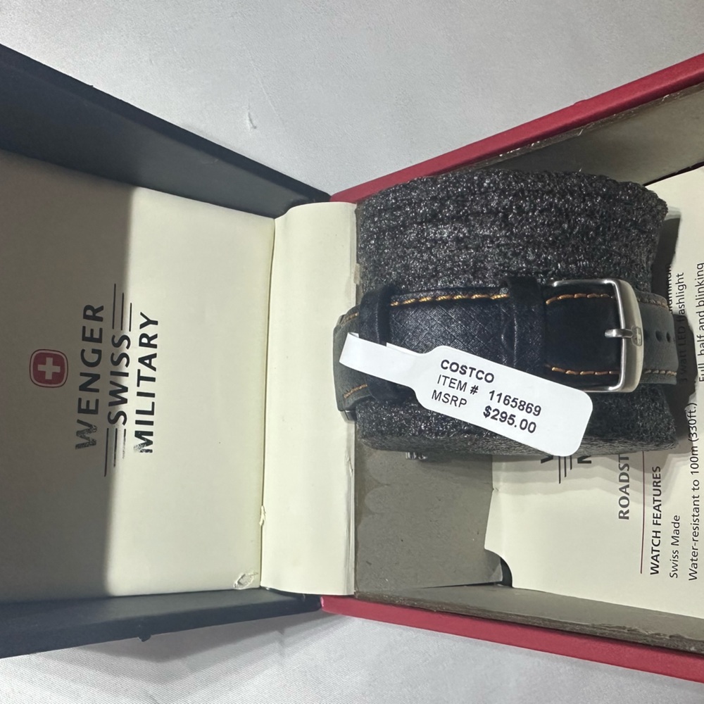 Wenger Black Watch with Orange Accents - Picture 4 of 4